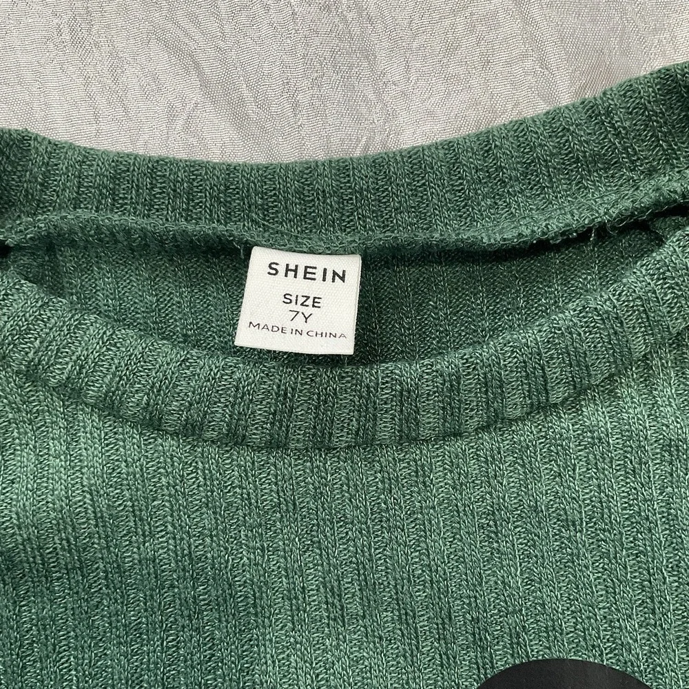Lot Of 3 SHEIN Girls Long sleeve Shirts Size‎ 7Y Green, Pink, Tan